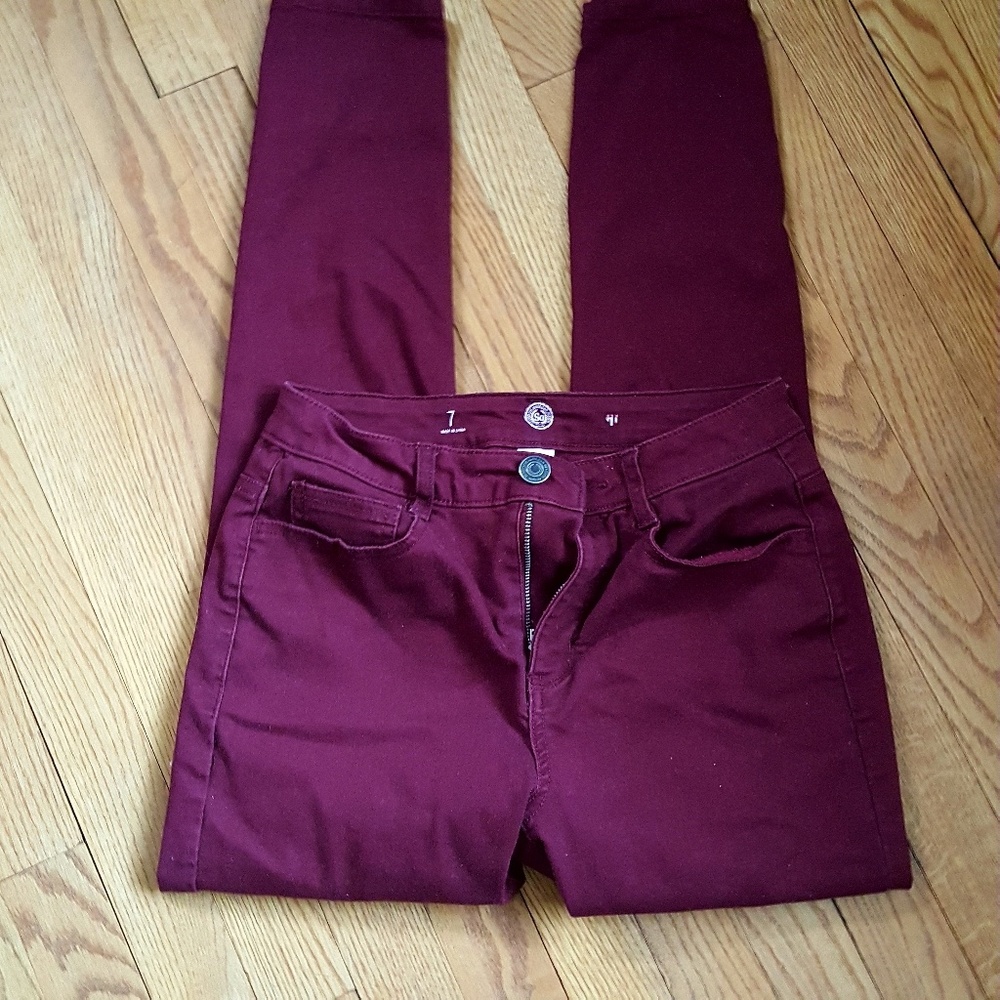 Authentic American Heritage SO Sz 7 Burgundy